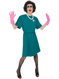 ROCKY HORROR SHOW FRANK N FURTER SURGICAL COSTUME, ADULT - M - Back