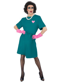 ROCKY HORROR SHOW FRANK N FURTER SURGICAL COSTUME, ADULT - M - Front