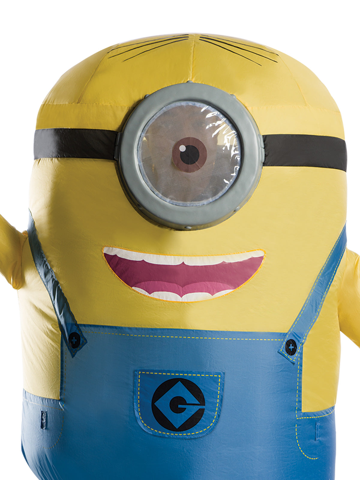 MINION STUART INFLATABLE COSTUME, ADULT - STD - Back