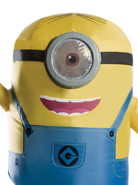 MINION STUART INFLATABLE COSTUME, ADULT - STD - Back