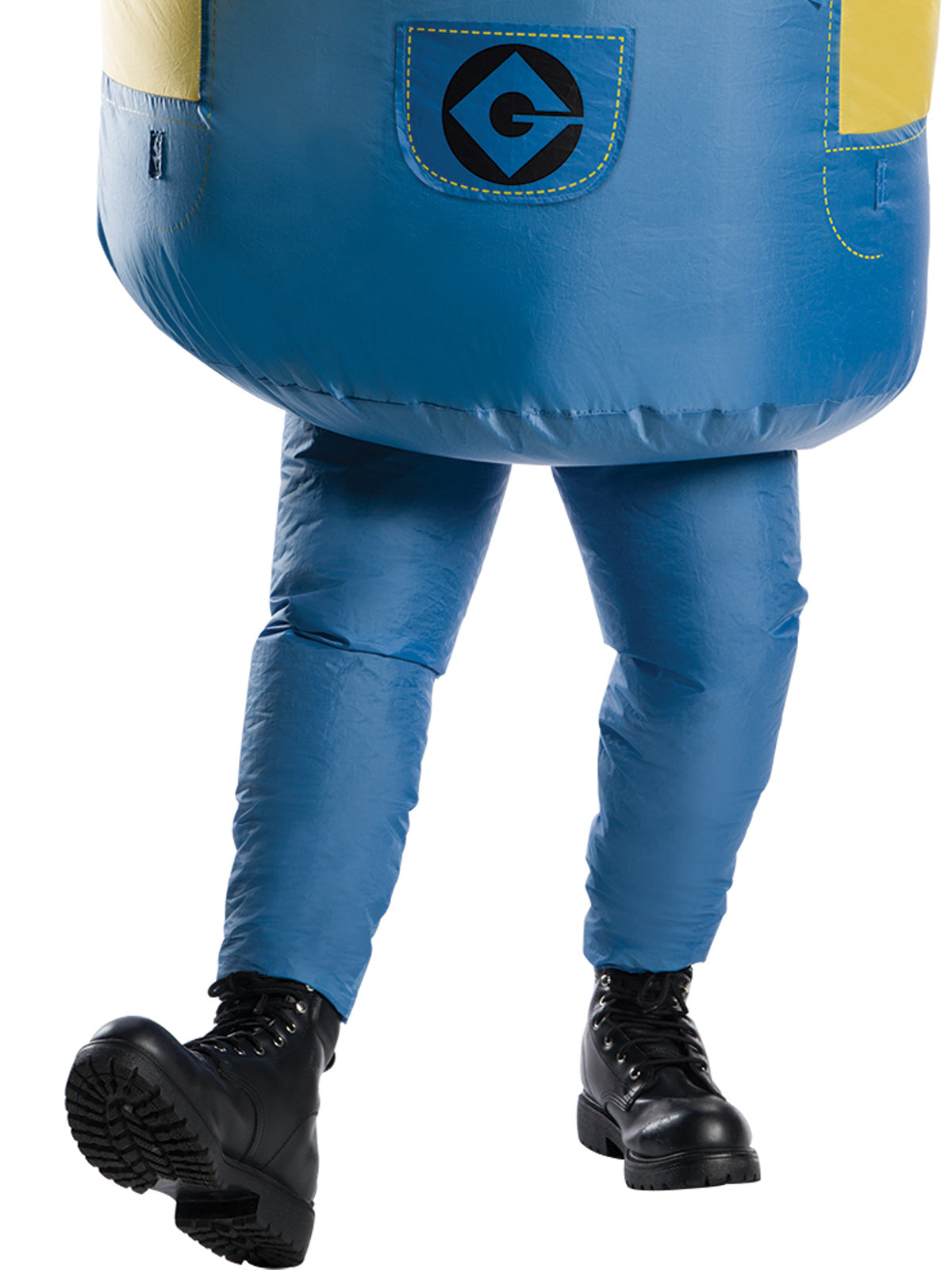 MINION STUART INFLATABLE COSTUME, ADULT - STD - Side