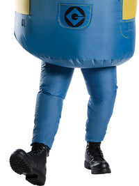 MINION STUART INFLATABLE COSTUME, ADULT - STD - Side