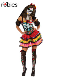 DAY OF THE DEAD SENORITA, ADULT - Front