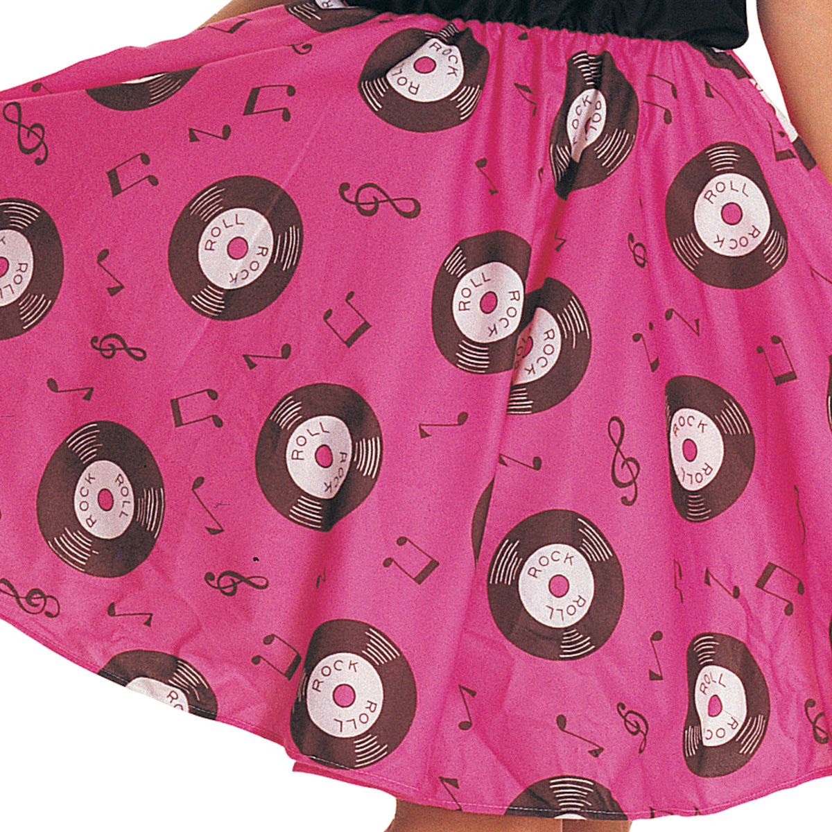 50'S POODLE DRESS COSTUME, ADULT - Side