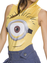 MINION FACE DRESS, ADULT - Back