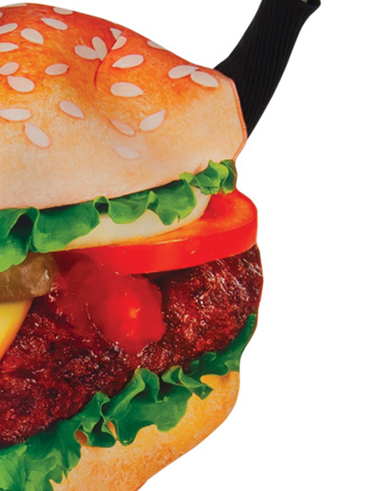BURGER COSTUME, ADULT - STD - Side