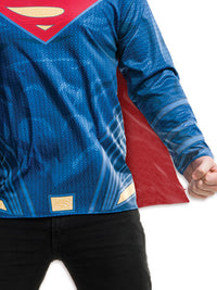 SUPERMAN DAWN OF JUSTICE COSTUME TOP, ADULT - Side