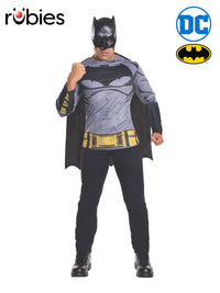 BATMAN DAWN OF JUSTICE COSTUME TOP, ADULT - Front