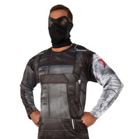 WINTER SOLDIER COSTUME TOP, ADULT - Back