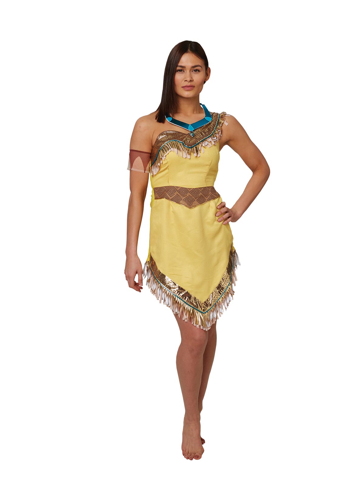 POCAHONTAS DELUXE COSTUME, ADULT - Side