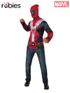 DEADPOOL CLASSIC COSTUME TOP, ADULT - Front