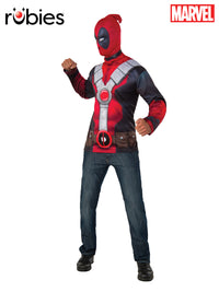 DEADPOOL CLASSIC COSTUME TOP, ADULT - Front