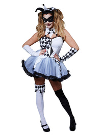 JESTERELLA COSTUME, ADULT - Back
