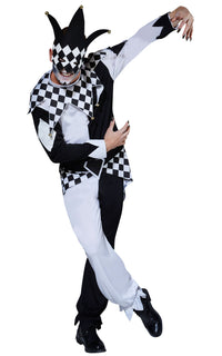 THE DARK JESTER COSTUME, ADULT - Front