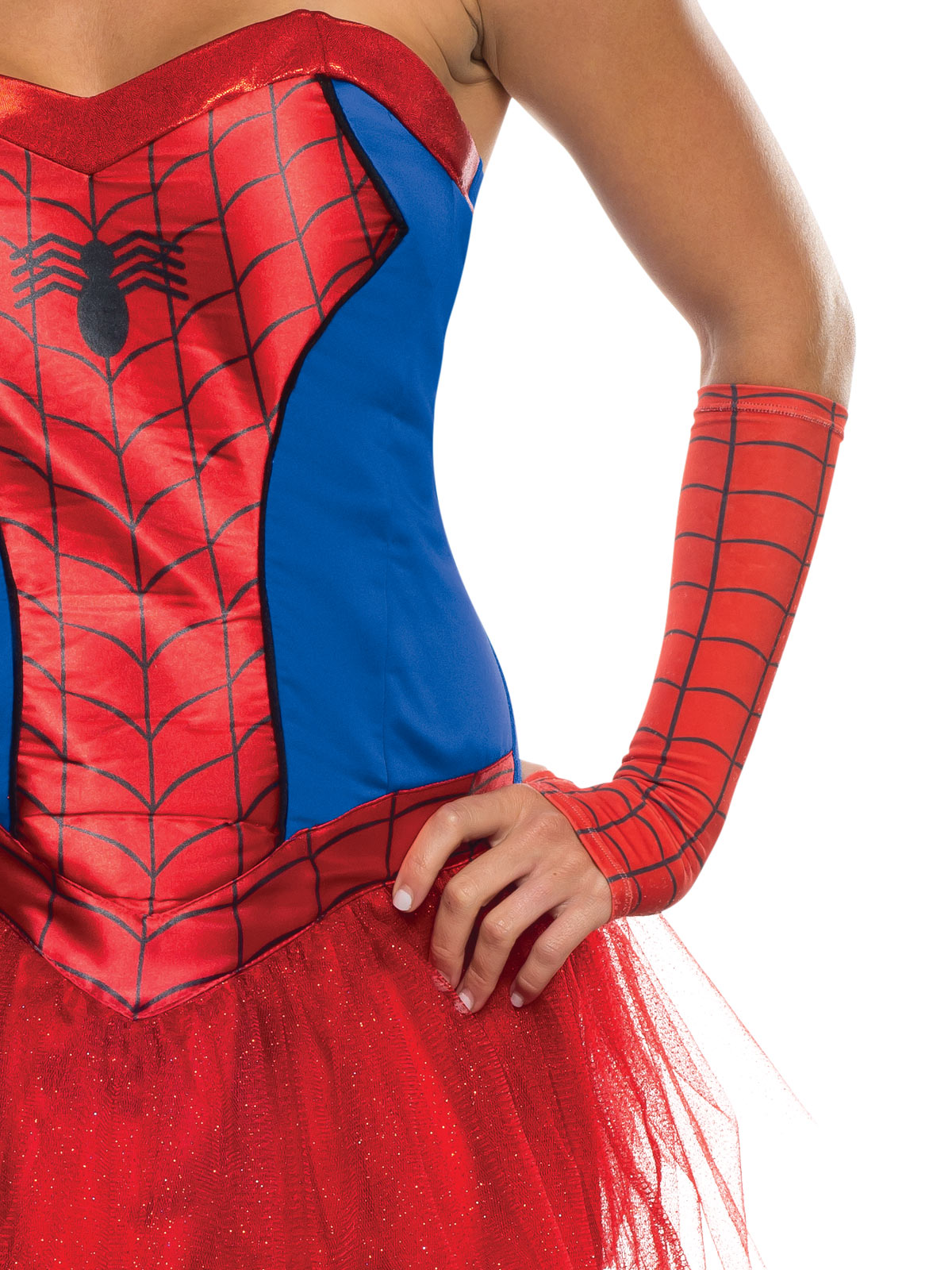 SPIDER-LADY COSTUME, ADULT - Side