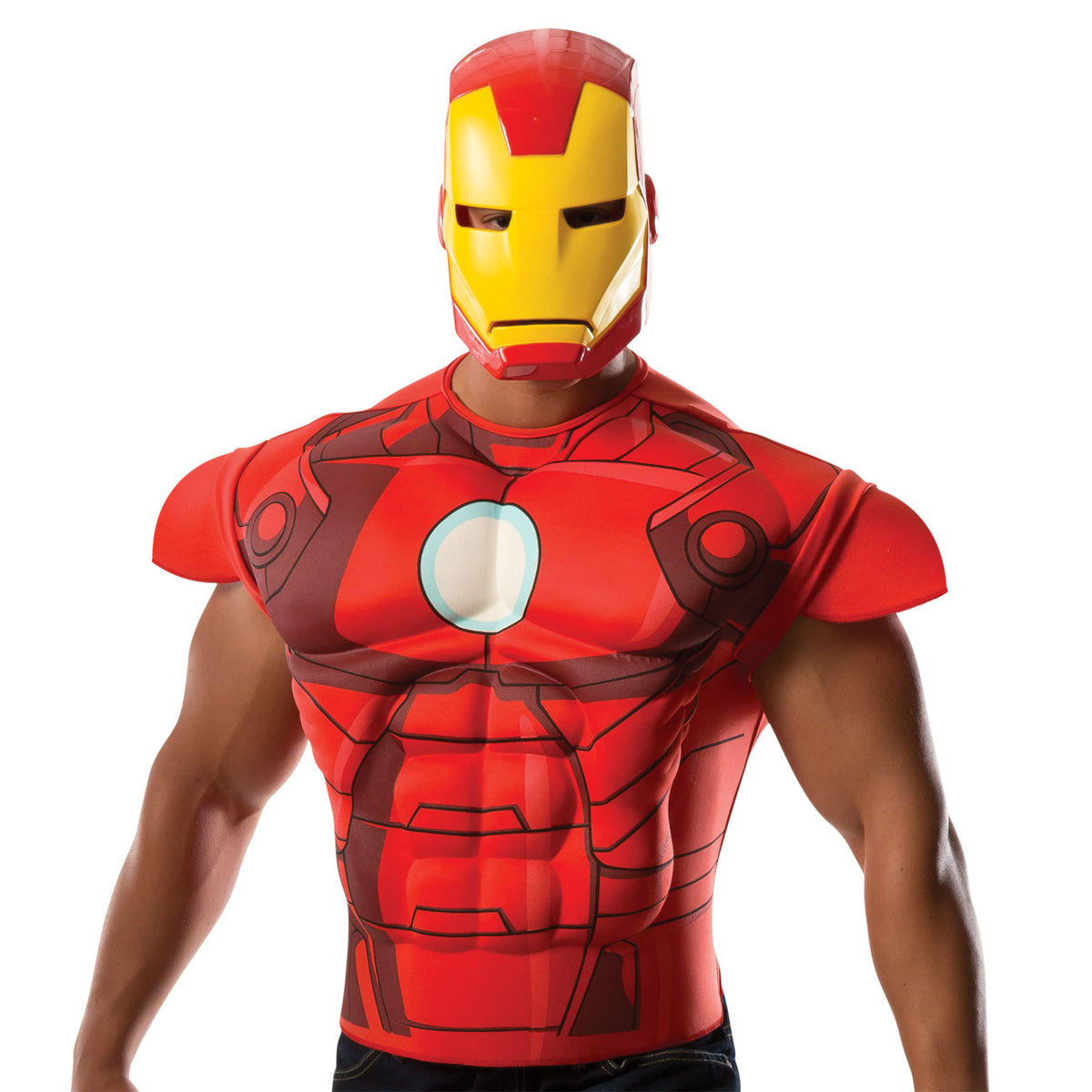IRONMAN MUSCLE CHEST SHIRT, ADULT - STD - Back