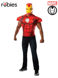 IRONMAN MUSCLE CHEST SHIRT, ADULT - STD - Front