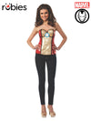 IRON RESCUE SEQUINED CORSET, ADULT - Front
