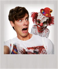 CLOWN SELFIE SHOCKER COSTUME, ADULT - STD - Back