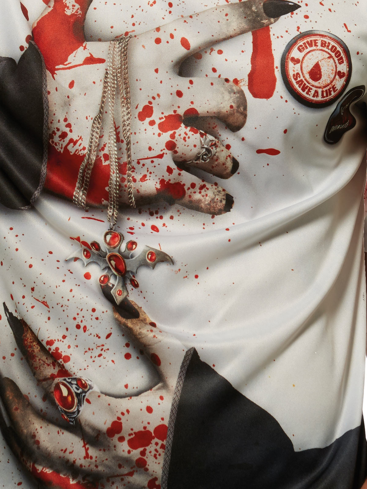 VAMPIRE SELFIE SHOCKER COSTUME, ADULT - STD - Side