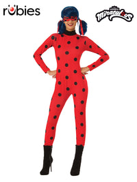 MIRACULOUS LADYBUG COSTUME, ADULT - Front