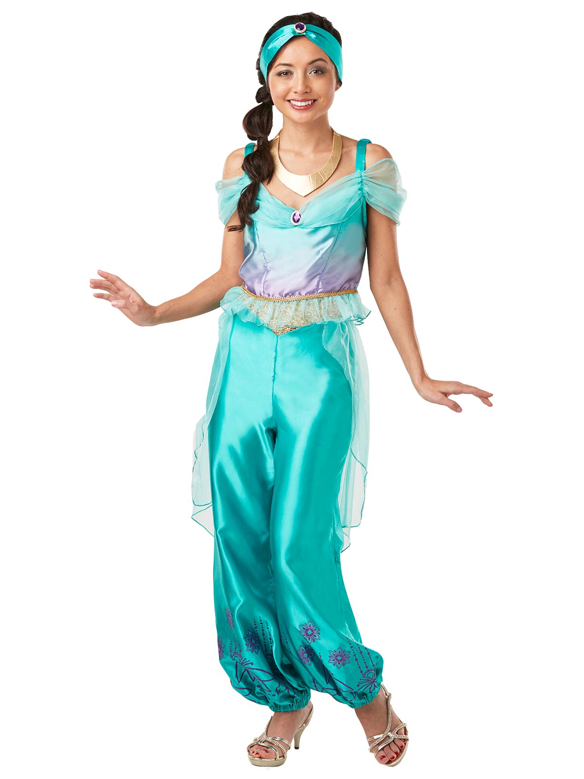 JASMINE DELUXE COSTUME, ADULT - Side