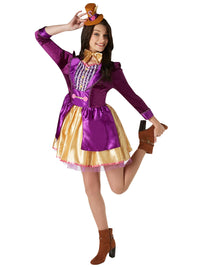 WILLY WONKA LADIES DELUXE COSTUME, ADULT - Side