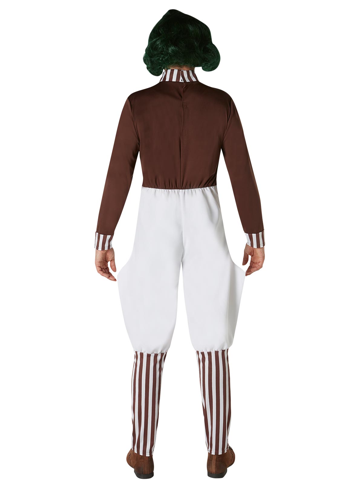 OOMPA LOOMPA DELUXE COSTUME, ADULT - Back
