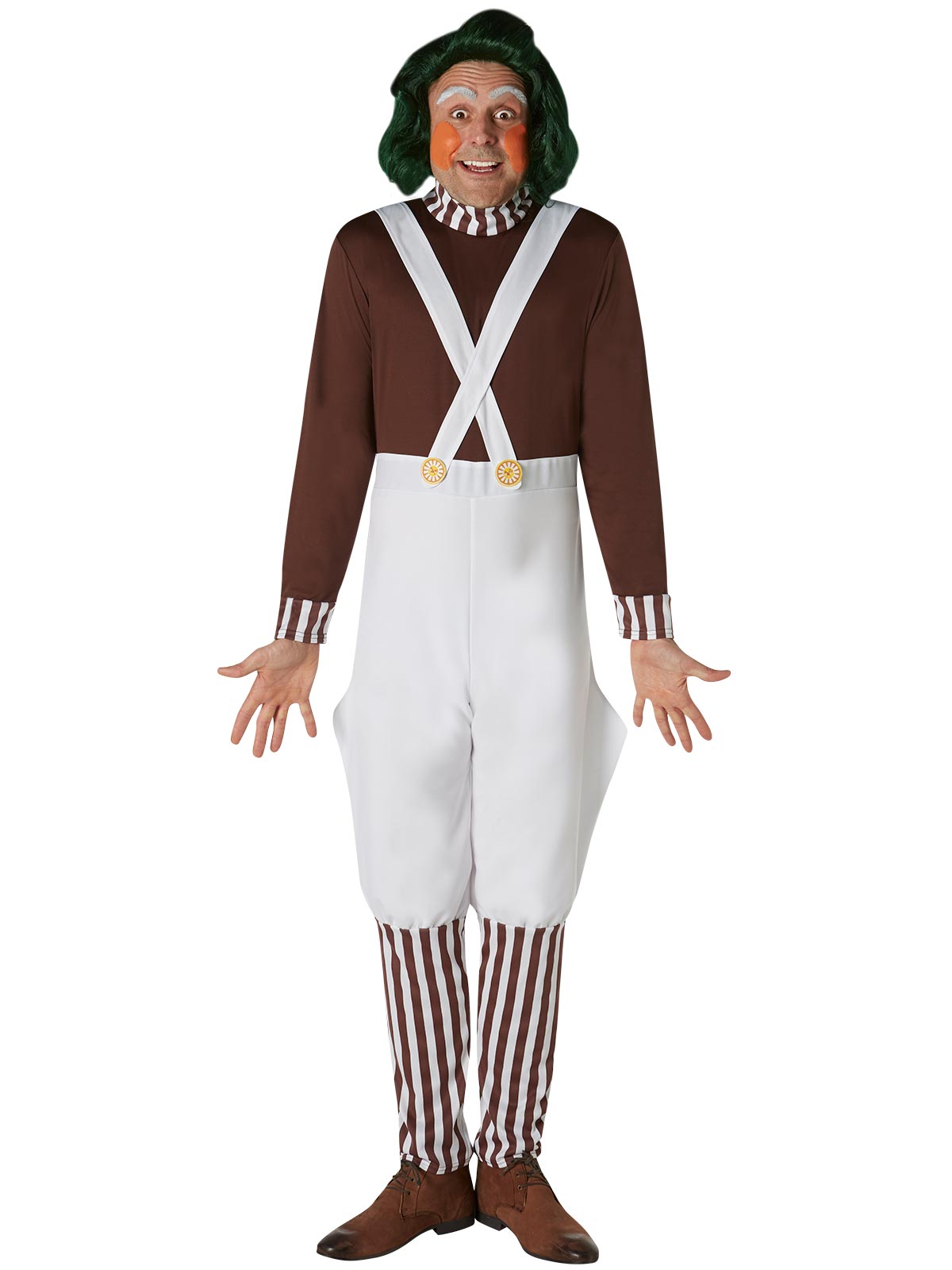 OOMPA LOOMPA DELUXE COSTUME, ADULT - Side