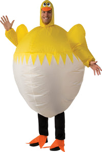 CHICK INFLATABLE COSTUME, ADULT - STD - Front
