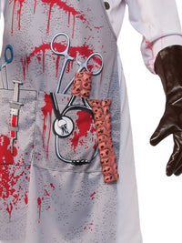 MAD SCIENTIST COSTUME, ADULT - Side
