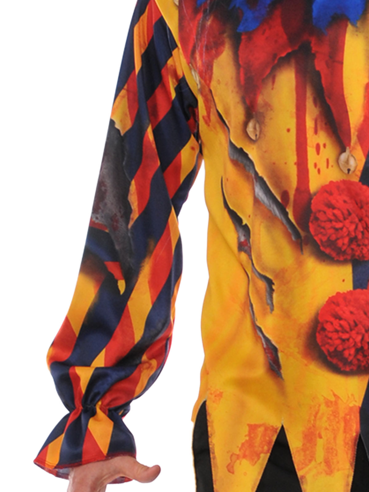 KILLER CLOWN COSTUME, ADULT - Back