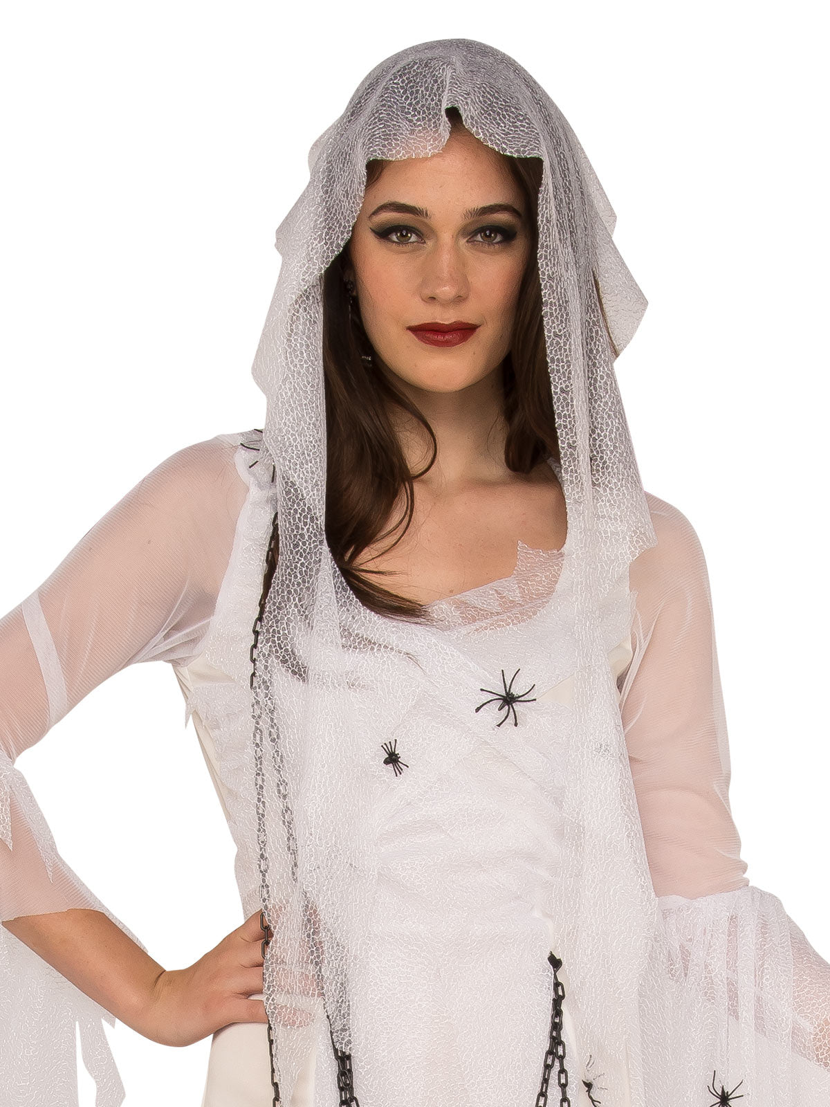 GHOSTLY SPIRIT WOMENS COSTUME, ADULT - Back
