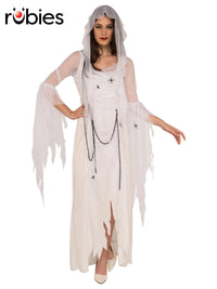 GHOSTLY SPIRIT WOMENS COSTUME, ADULT - Front