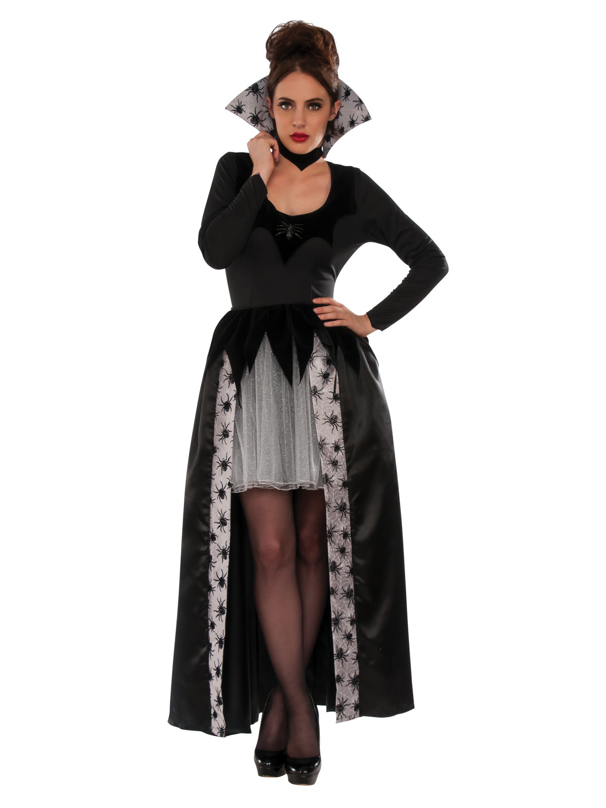 SPIDER QUEEN VAMPIRESS COSTUME, ADULT - STD - Packaging