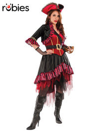 LADY BUCCANEER PIRATE COSTUME, ADULT - STD - Front