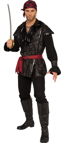 PLUNDERING PIRATE COSTUME, ADULT - Front