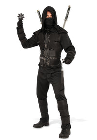 DARK NINJA COSTUME, ADULT - Front