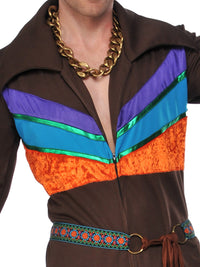 70'S GUY HIPPIE COSTUME, ADULT - STD - Back