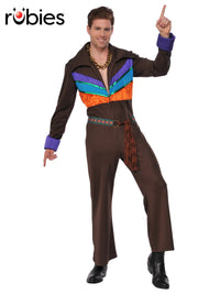 70'S GUY HIPPIE COSTUME, ADULT - STD - Front