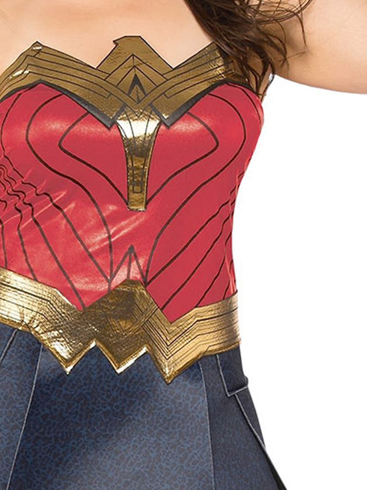 WONDER WOMAN DELUXE COSTUME, ADULT - PLUS - Packaging