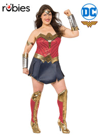 WONDER WOMAN DELUXE COSTUME, ADULT - PLUS - Front