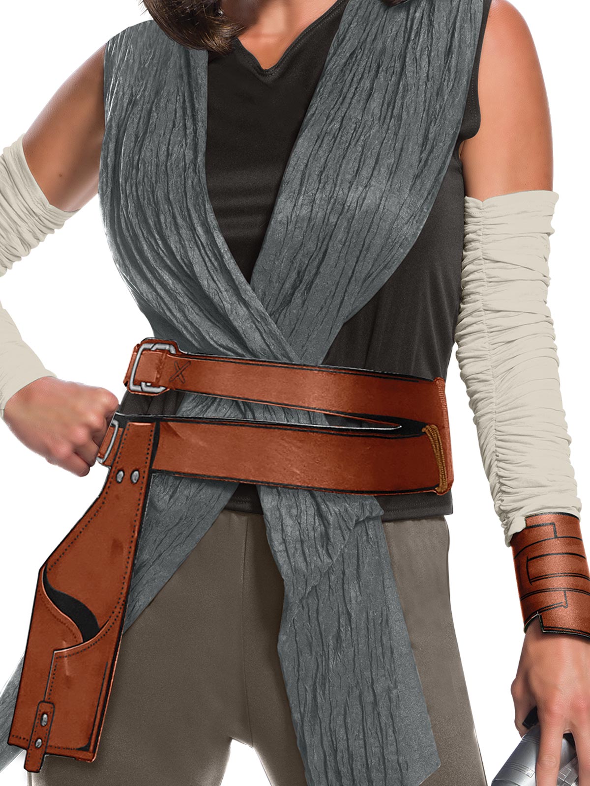 REY DELUXE COSTUME, ADULT - Back