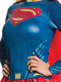 SUPERGIRL COSTUME, ADULT - Back