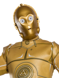 C-3PO DROID DELUXE COSTUME, ADULT - Back