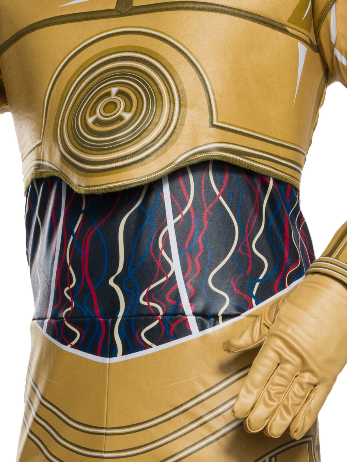 C-3PO DROID DELUXE COSTUME, ADULT - Side