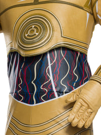 C-3PO DROID DELUXE COSTUME, ADULT - Side
