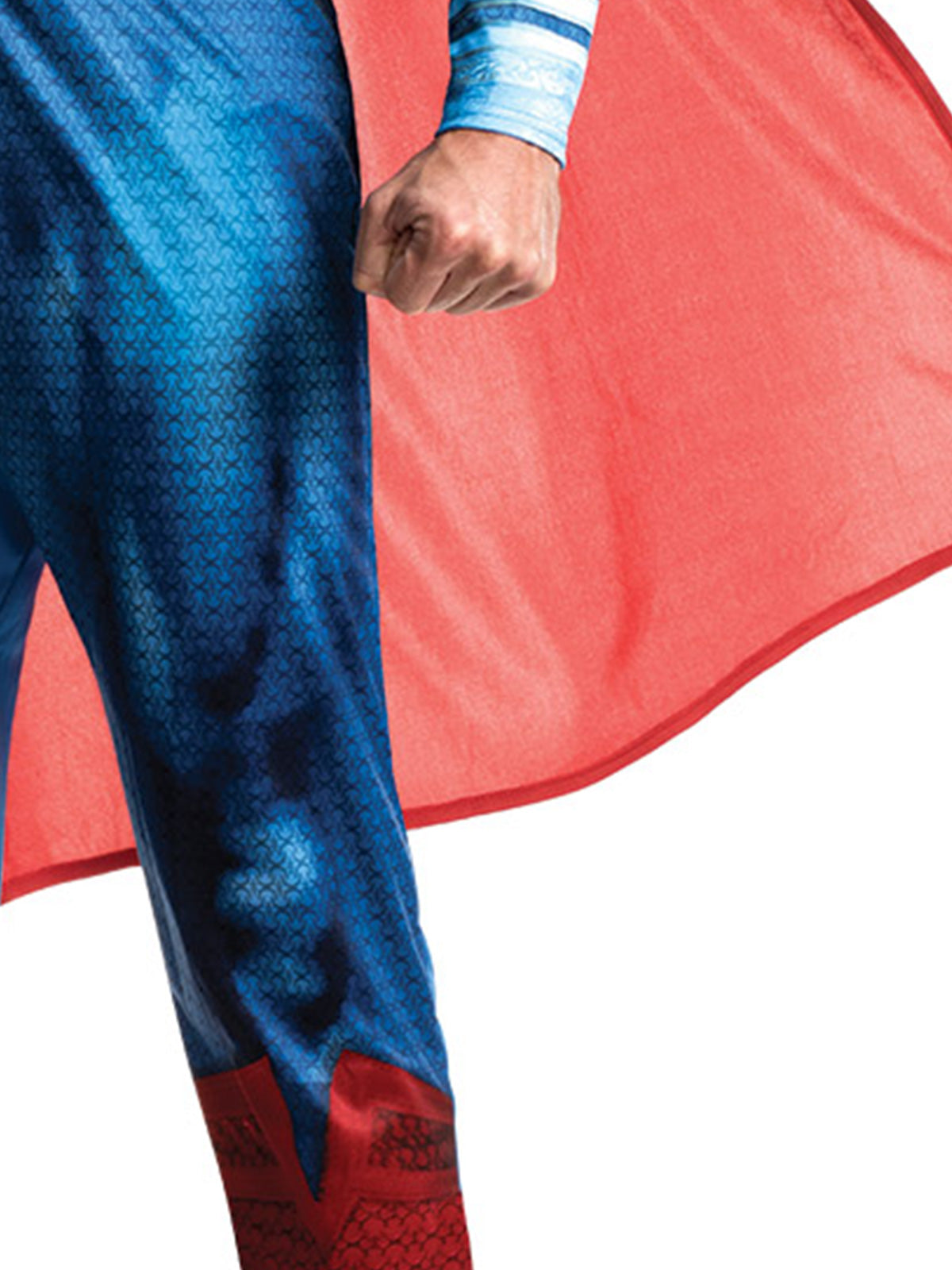 SUPERMAN DELUXE JLM COSTUME, ADULT - STD - Side