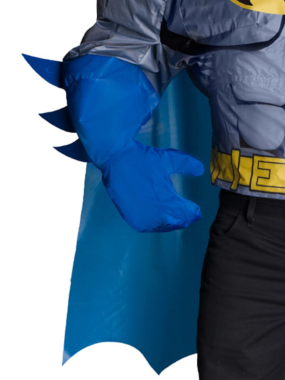 BATMAN INFLATABLE COSTUME TOP,  ADULT - ONE SIZE - Side