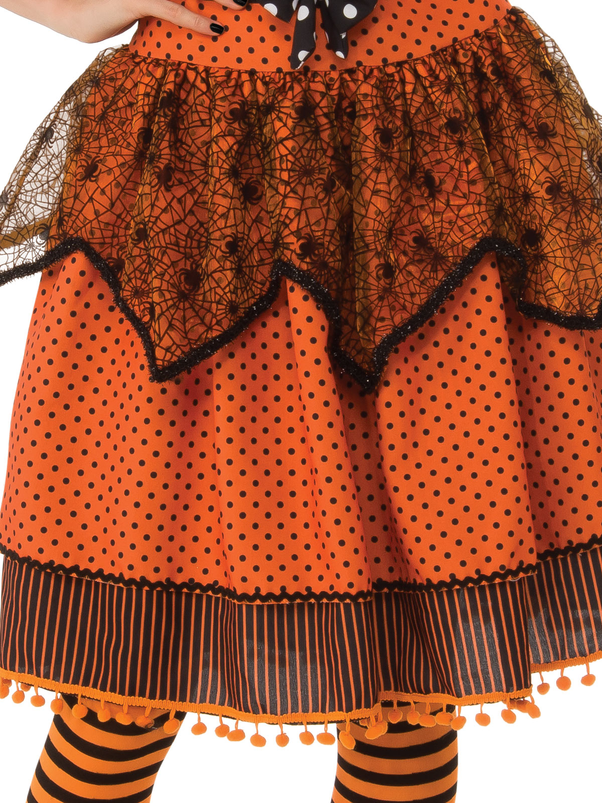 POLKA DOT WITCH COSTUME, ADULT - Side
